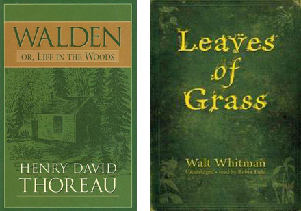 leaves of grass and walden